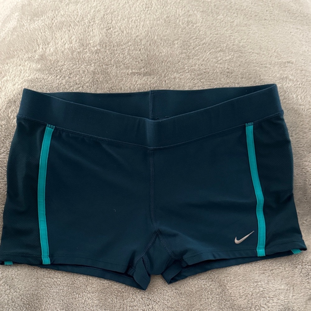 Nike Women's Dark Teal Athletic Shorts